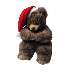 Christmas Day Bear Plush The Cellar Made for Macy's Stuffed Animal Toy 12"